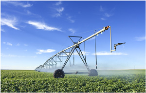 Picture of an irrigation rig.