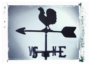 Picture of a weather vane.
